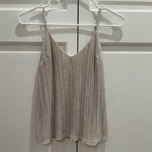 Express Tank Top, Shimmer/Gold Size XS